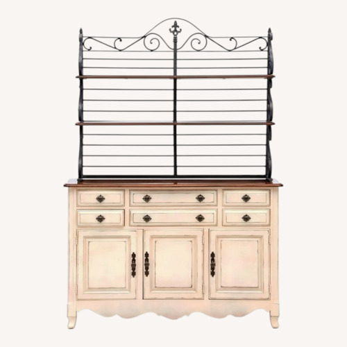 Used French Country Style Drexel Buffet & Hutch for sale on AptDeco