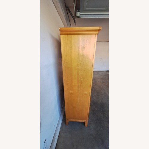 Used Entertainment Center Solid Wood for sale on AptDeco