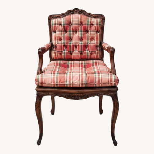 Used Vintage Walnut French Provincial Armchair for sale on AptDeco