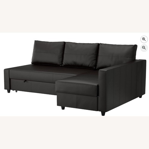 Used IKEA FRIHETEN Black Sleeper Sofa for sale on AptDeco