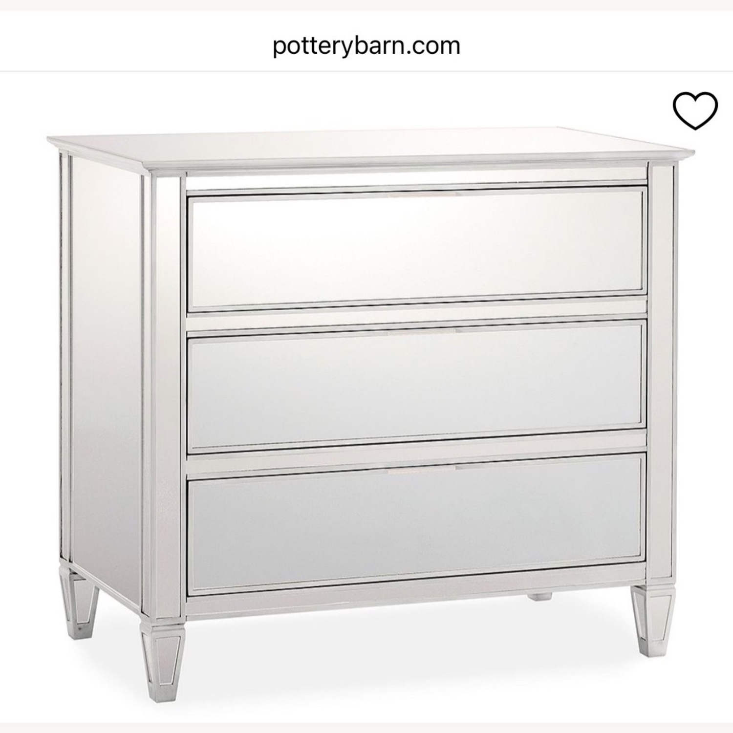 Park 3-Drawer Mirrored Dresser - image-4