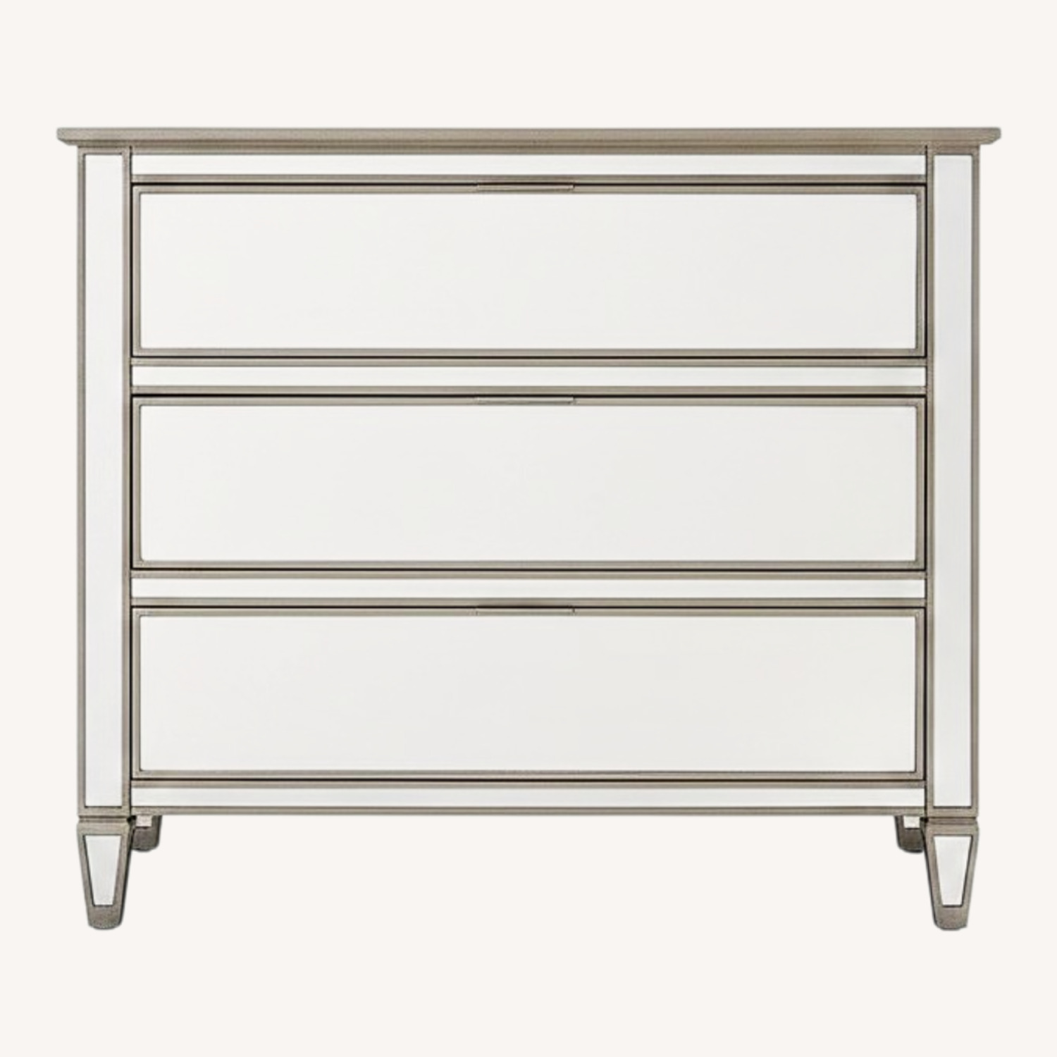 Park 3-Drawer Mirrored Dresser - image-0