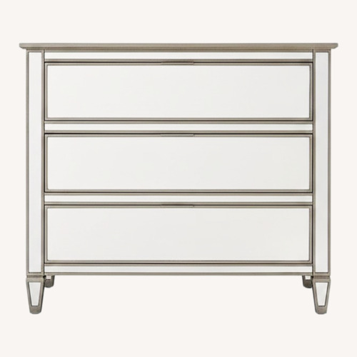 Used Park 3-Drawer Mirrored Dresser for sale on AptDeco