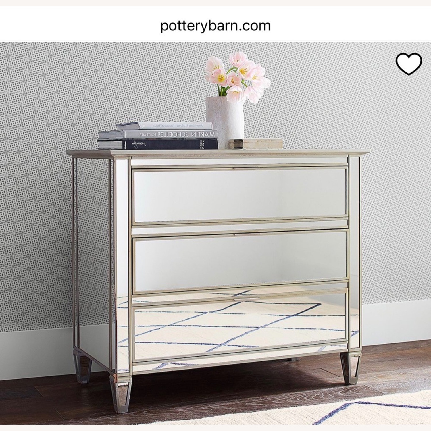Park 3-Drawer Mirrored Dresser - image-6