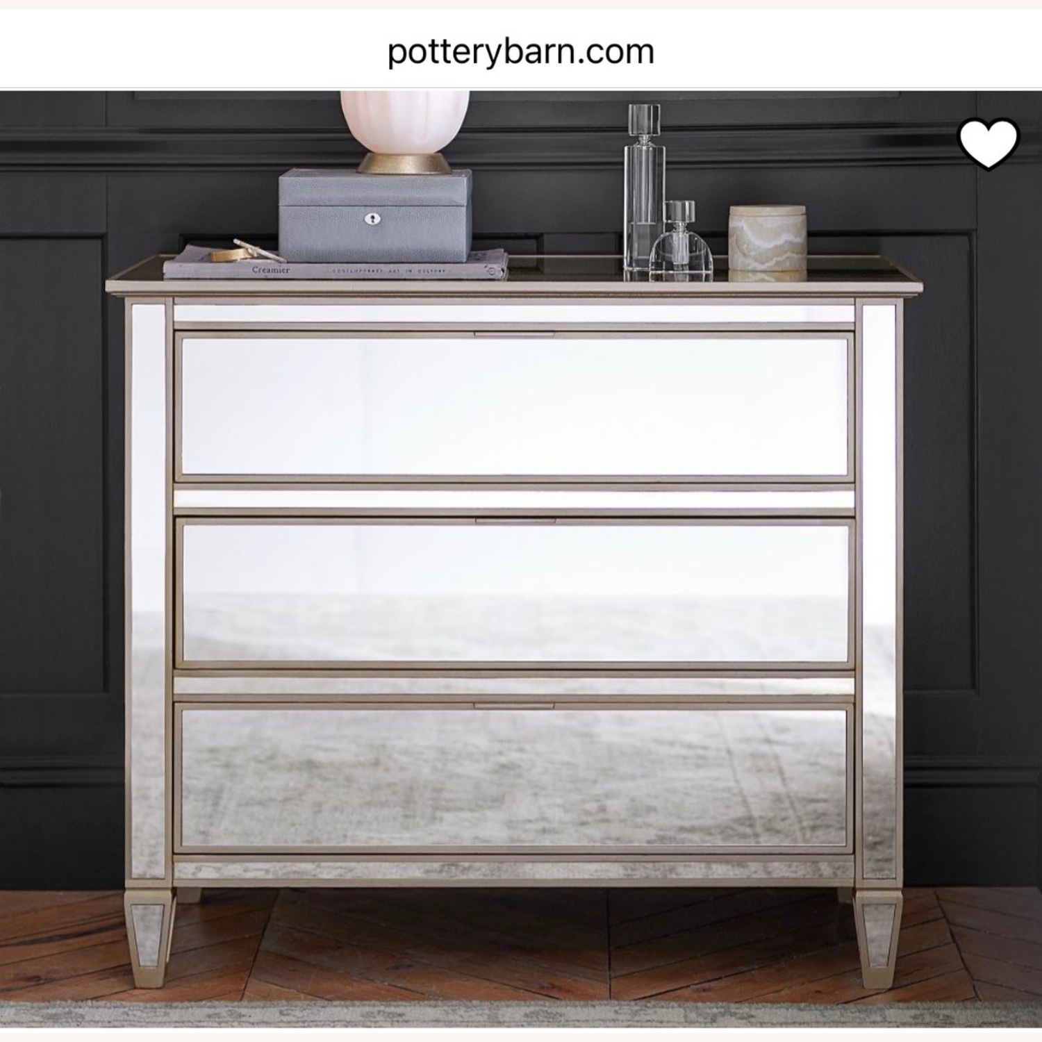 Park 3-Drawer Mirrored Dresser - image-1