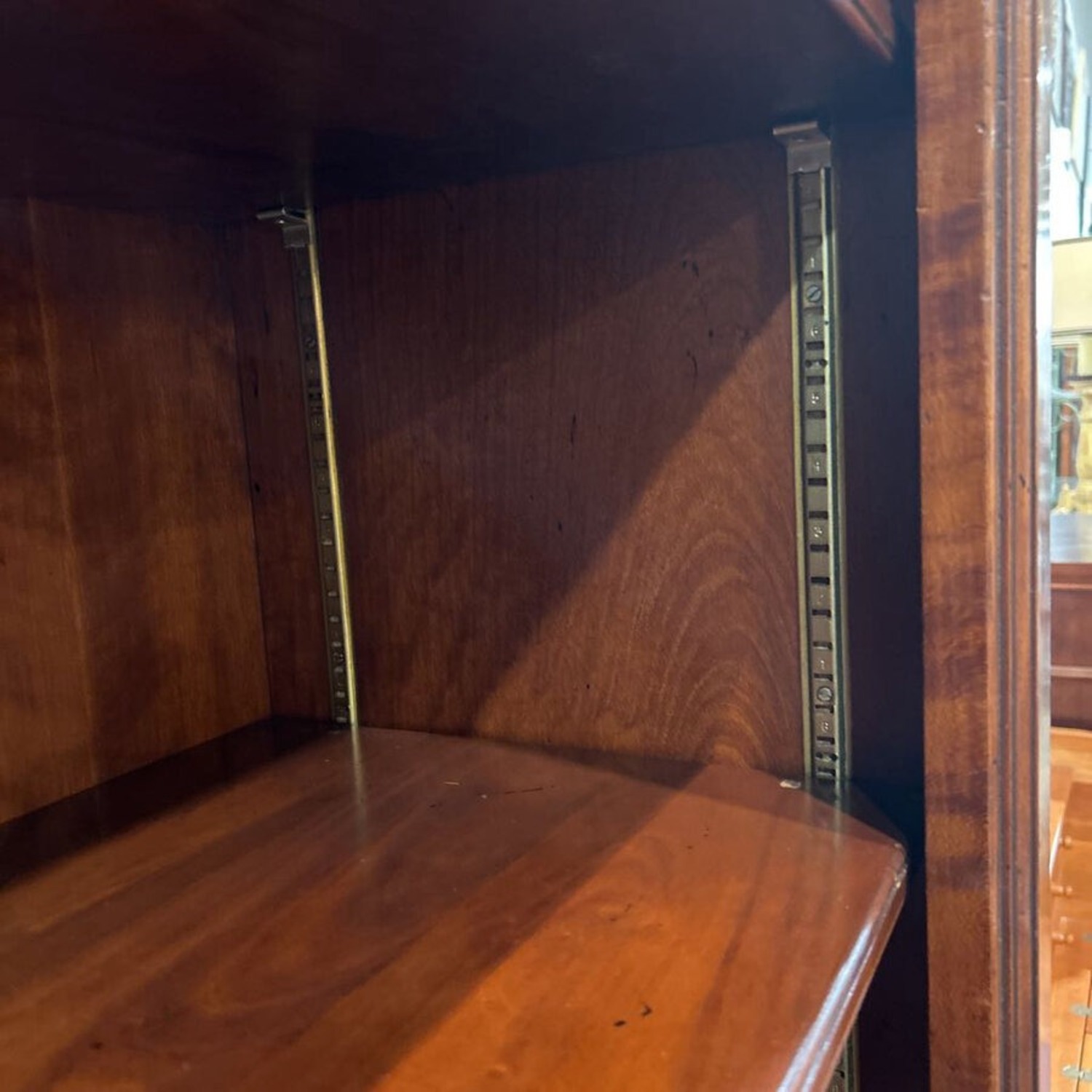 Georgian Style Walnut Open Bookcase - image-3