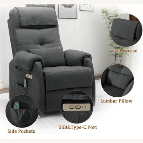 Used Walmart Recliner Massage Heat USB/Type-C Charge Port for sale on AptDeco