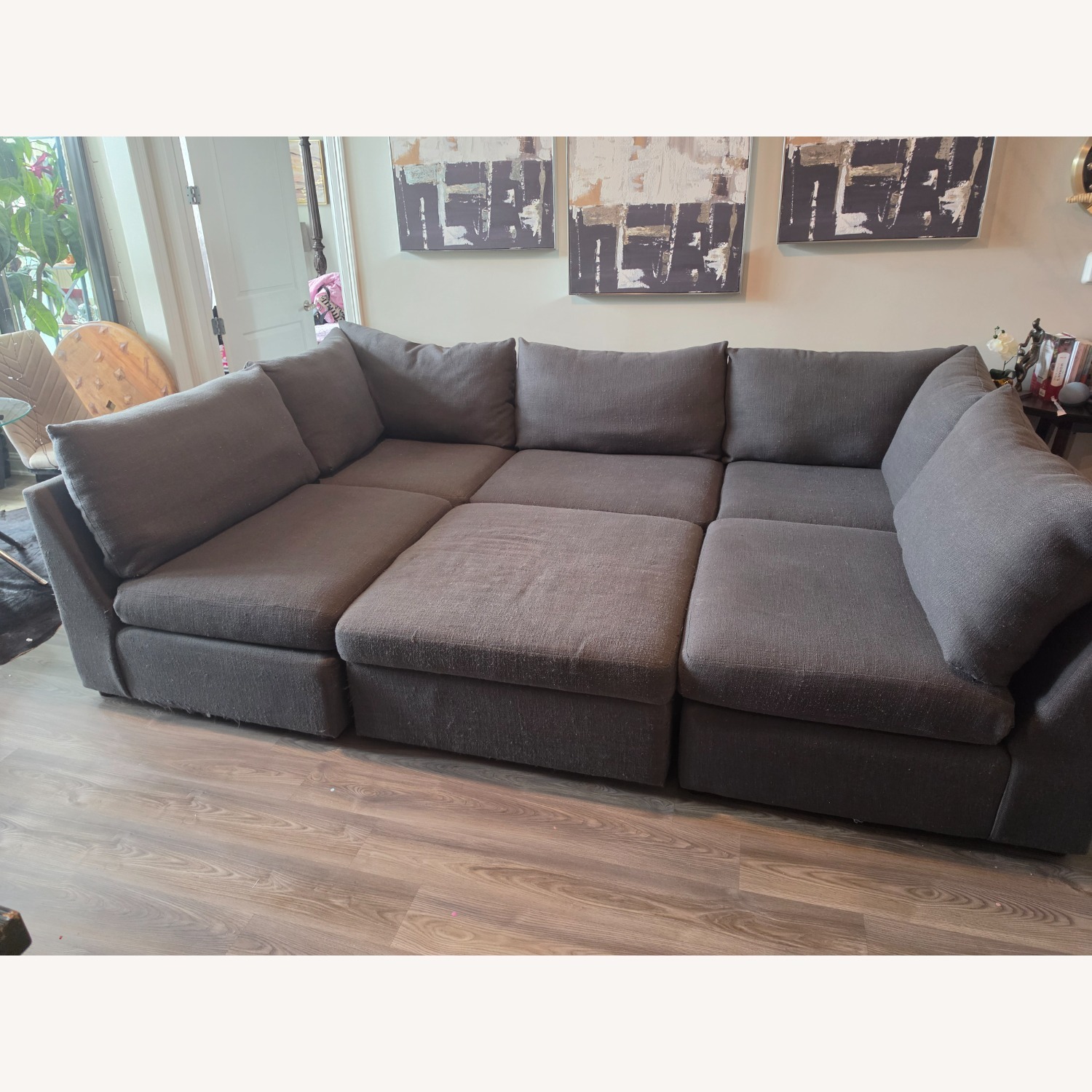 Bassett Modular Pit Sectional - image-1