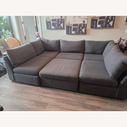 Used Bassett Modular Pit Sectional for sale on AptDeco