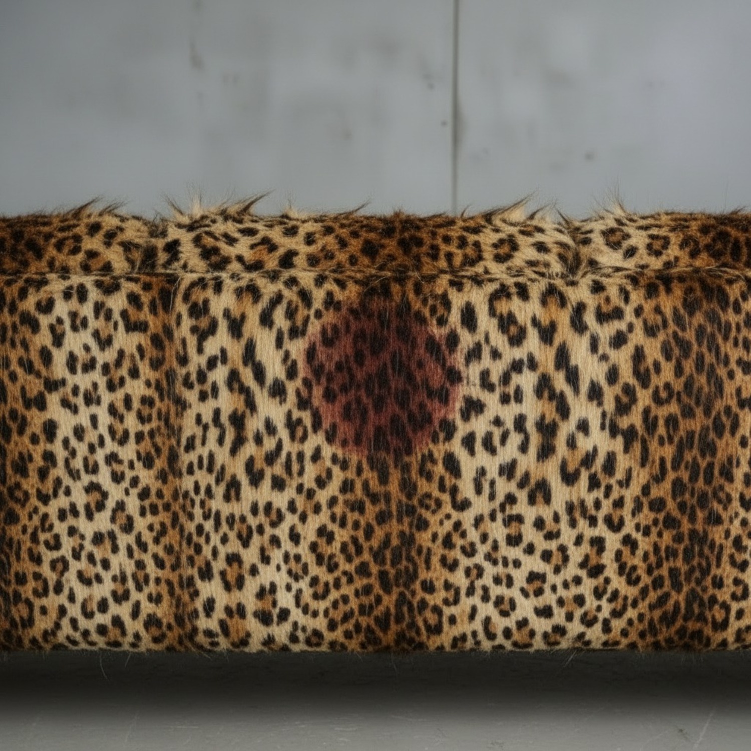 Vintage Leopard Print Sofa - image-3