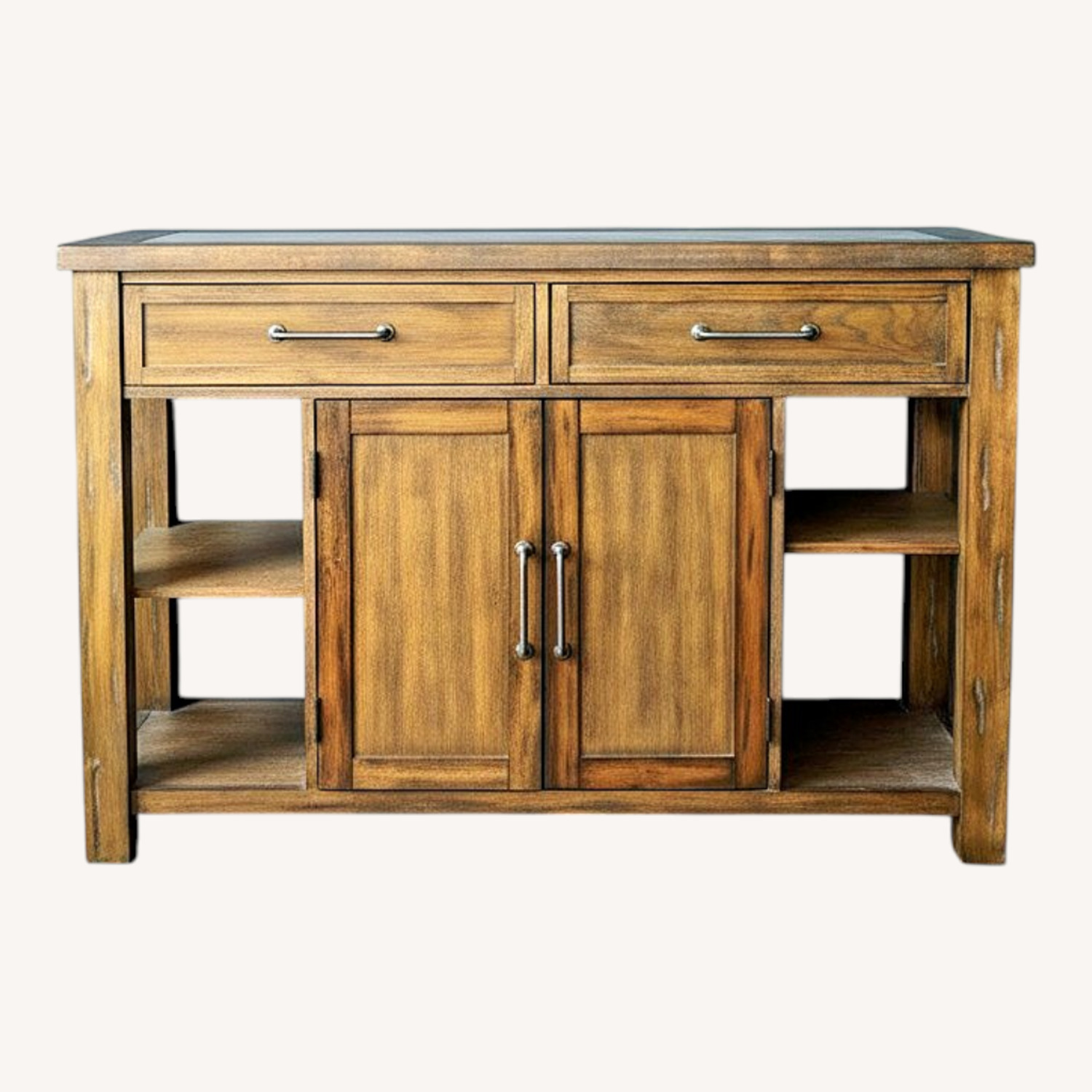 Dark Brown Wood Sideboard - image-0