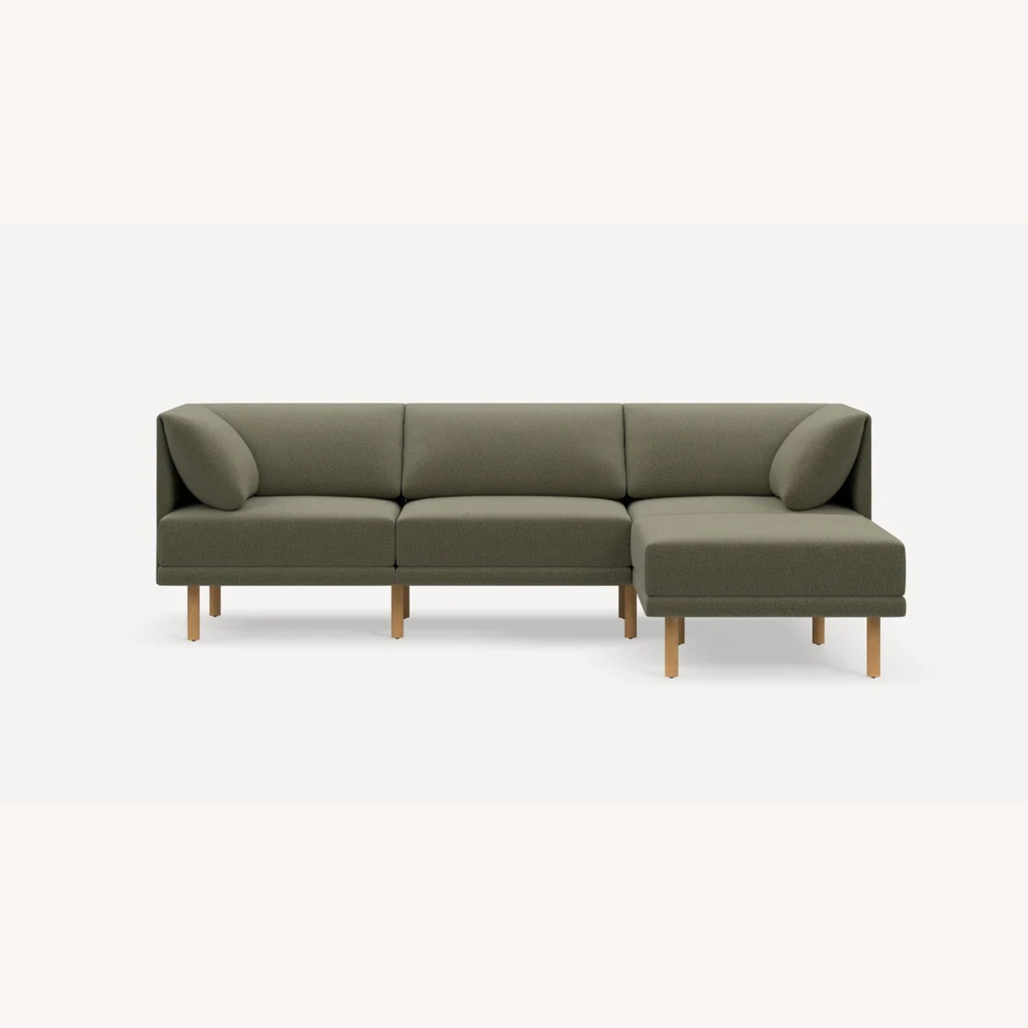 Burrow Range Sage Green 5-Piece Sectional - image-4
