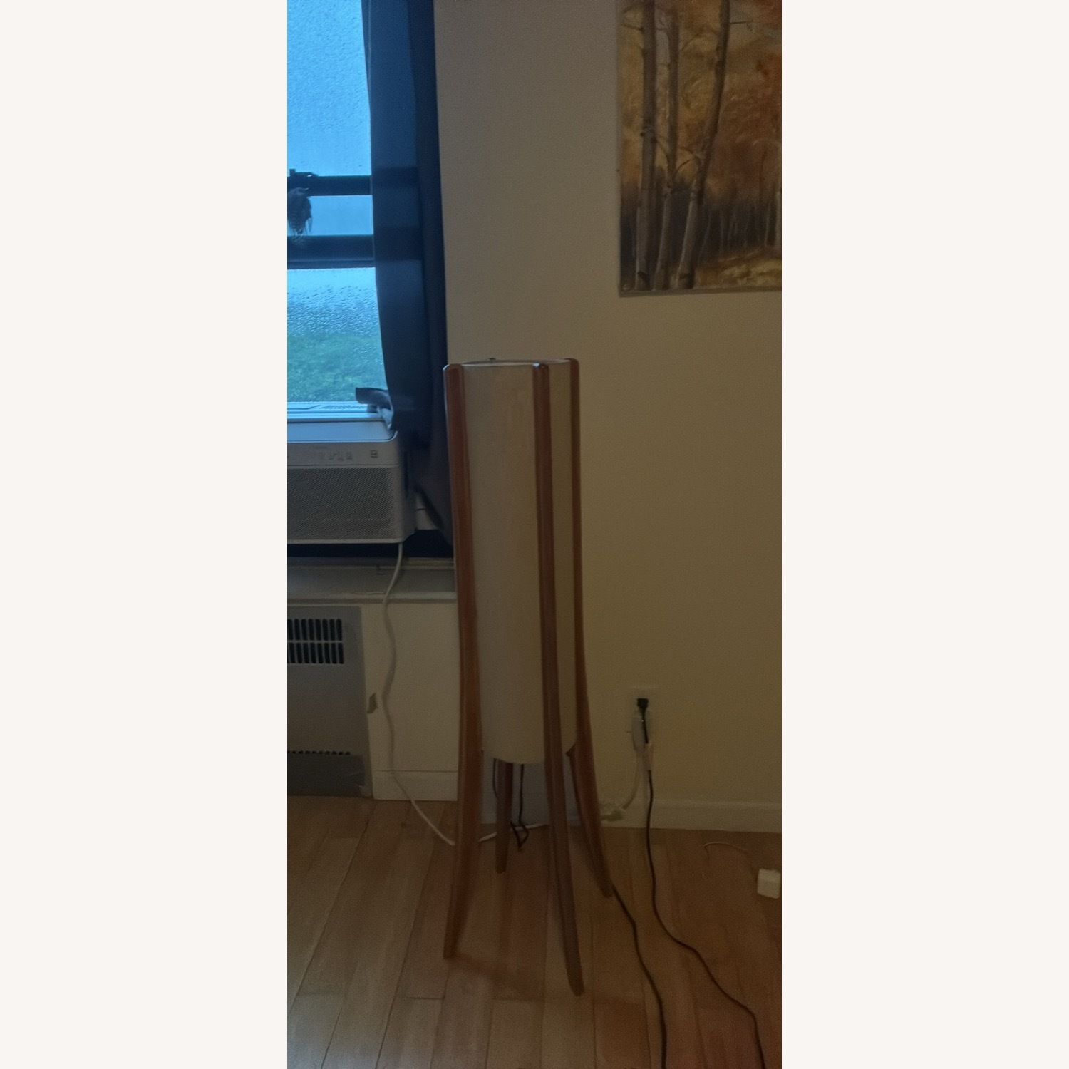Scandinavian Designs Natural Fabric Floor Lamp - image-2