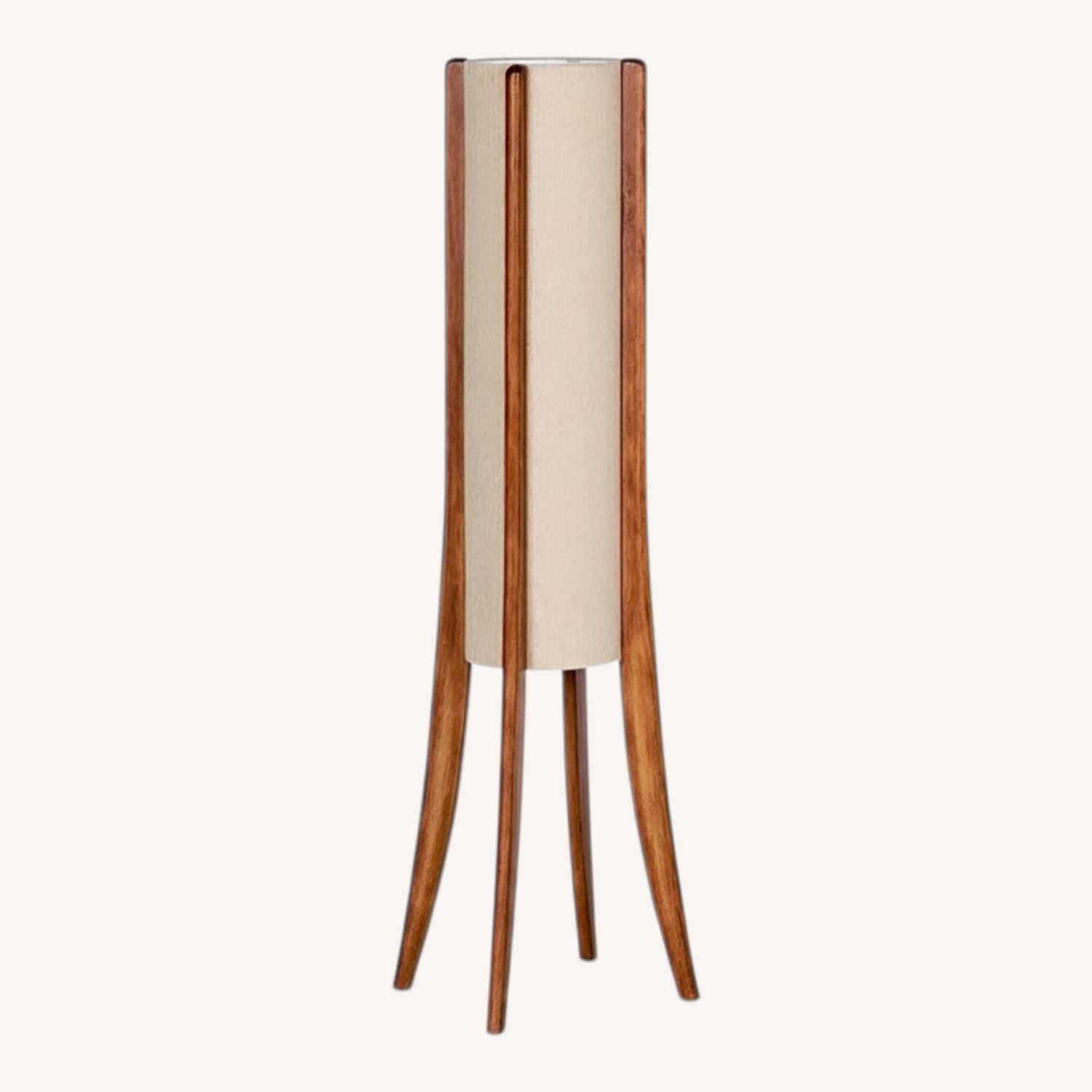 Scandinavian Designs Natural Fabric Floor Lamp - image-0