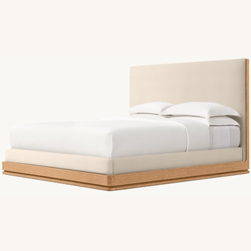 Used Restoration Hardware Ligné Bed | Queen | Light Oak | Natural for sale on AptDeco
