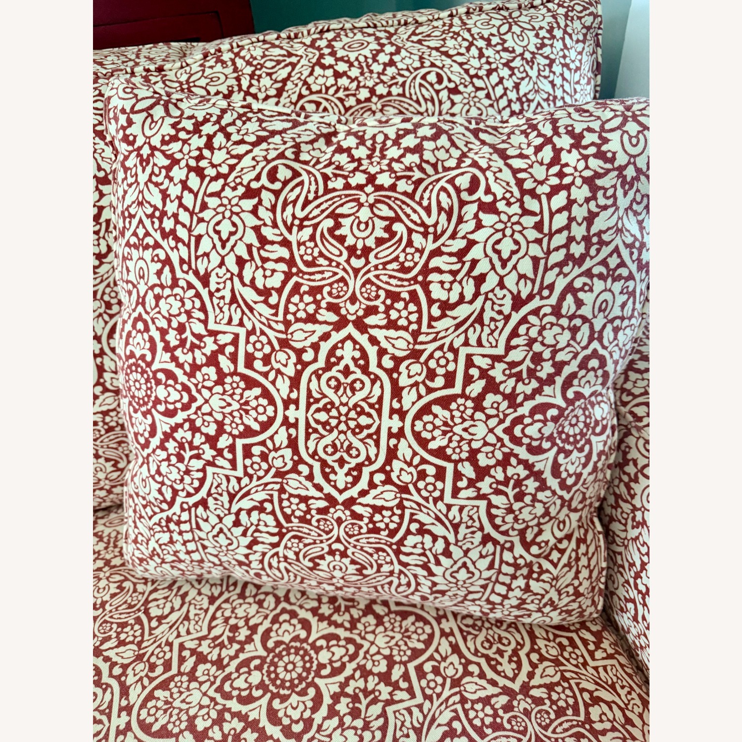  Ballard Designs Modular Loveseat + Ottoman - image-6