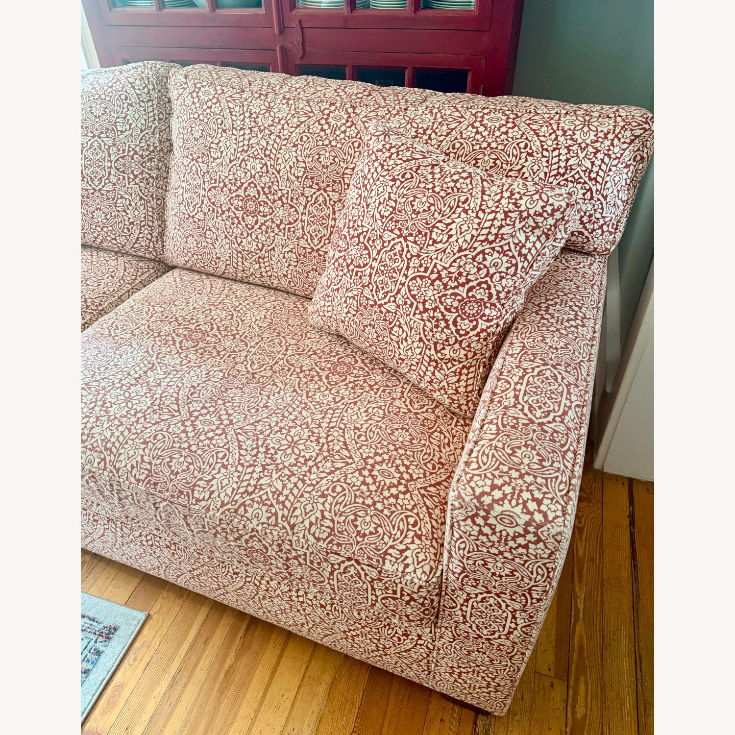  Ballard Designs Modular Loveseat + Ottoman - image-5