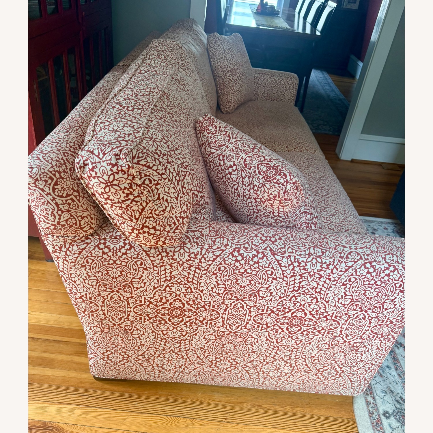  Ballard Designs Modular Loveseat + Ottoman - image-2