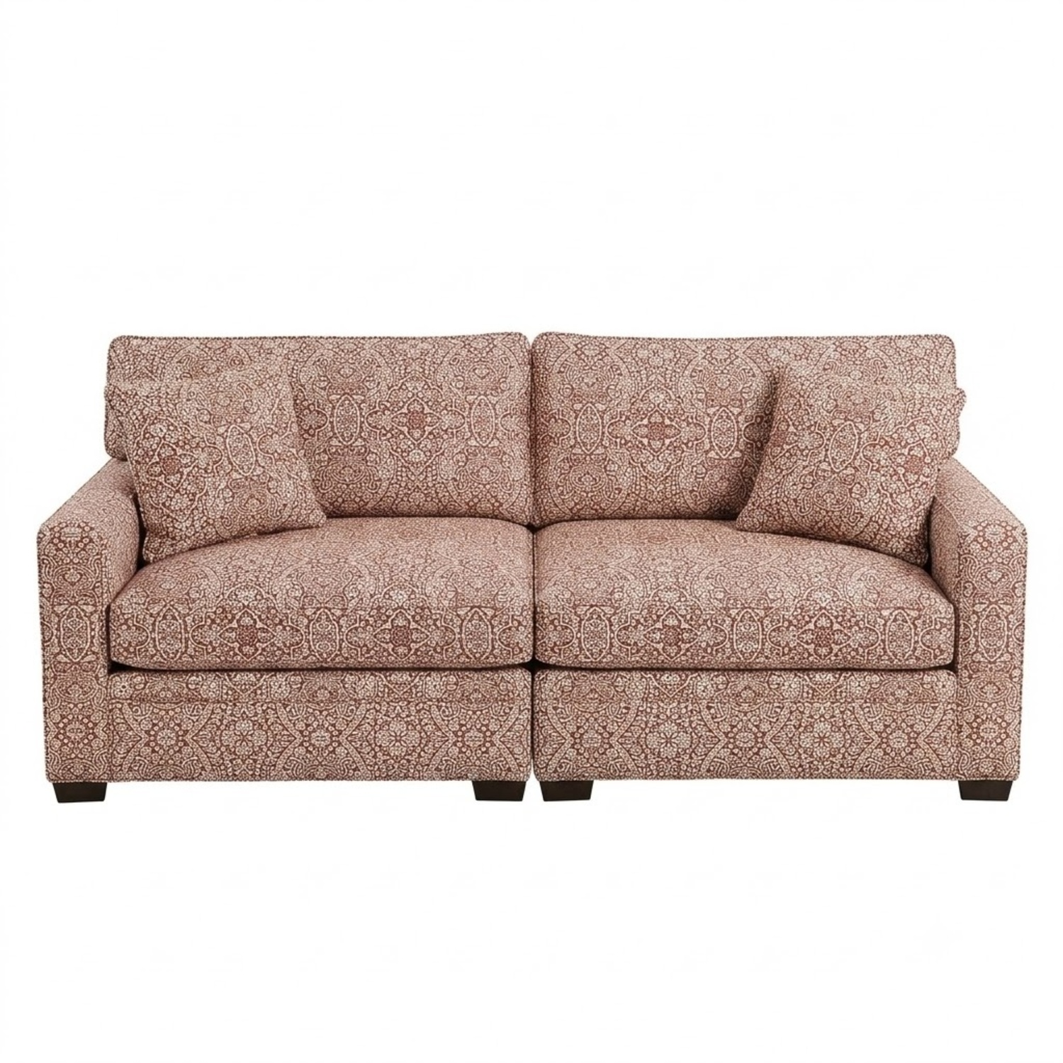  Ballard Designs Modular Loveseat + Ottoman - image-10