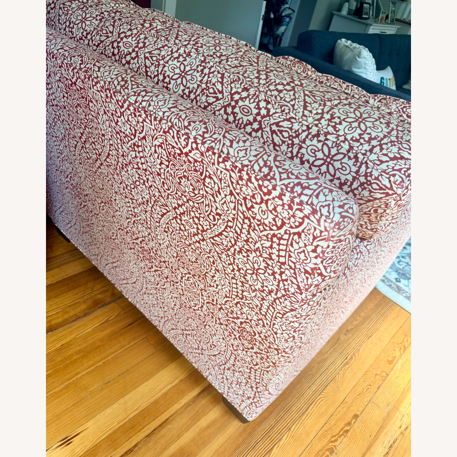  Ballard Designs Modular Loveseat + Ottoman - image-3