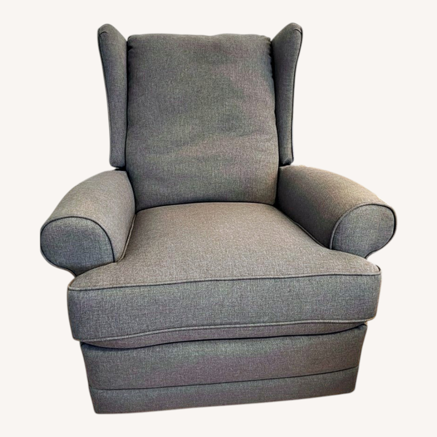 Dark Gray Fabric 3+ Seater Sofa - image-0