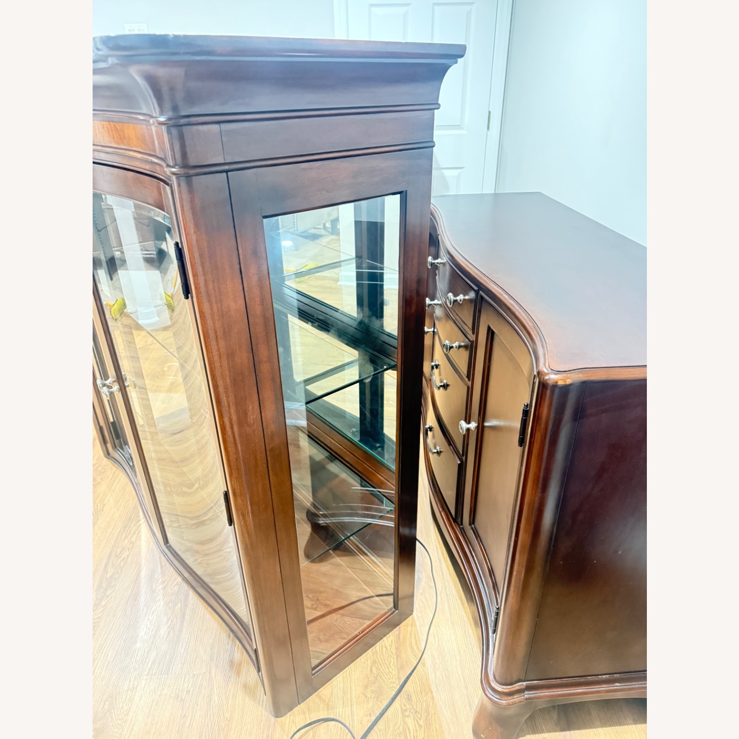 Dark Brown Wood Sideboards - image-5