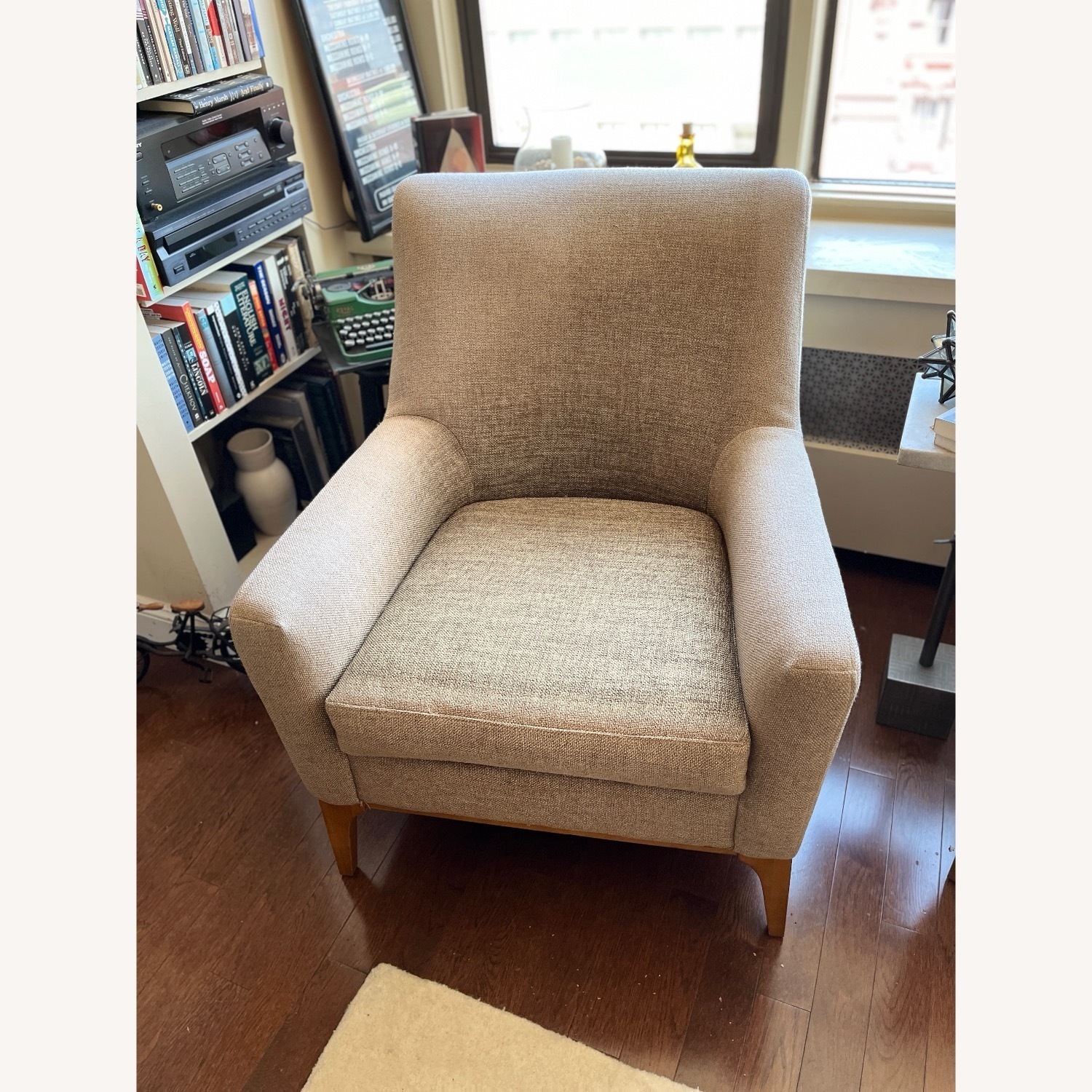 West Elm Sloan Green Fabric Accent Chair - image-5