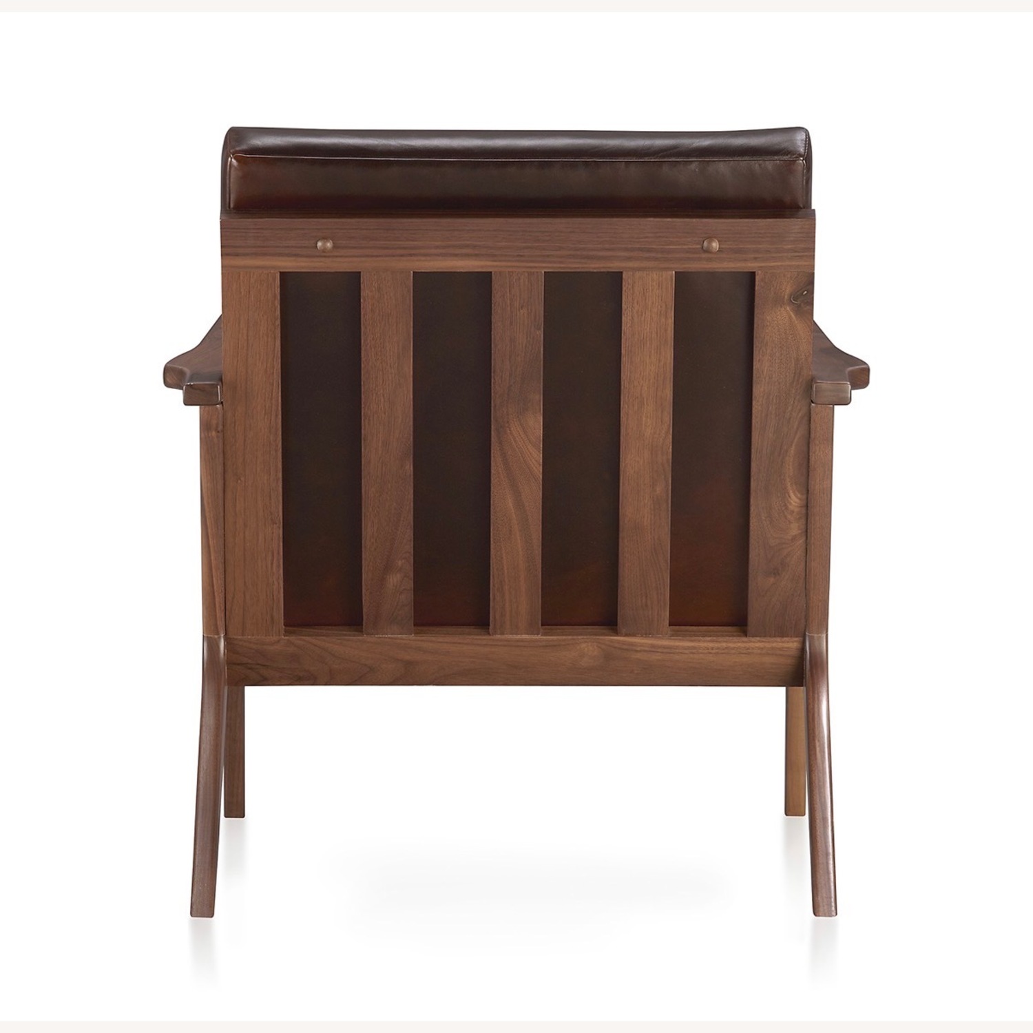 Set of Cavett Leather Chair Walnut - image-3