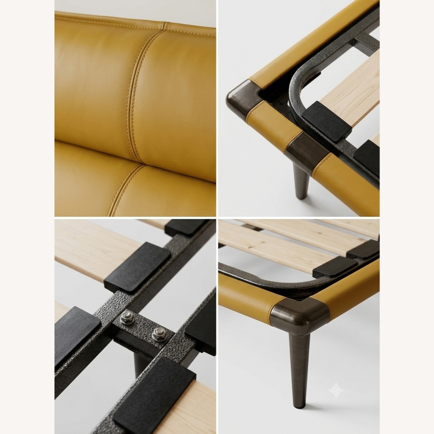 Italian Luxury Leather Bed - image-2