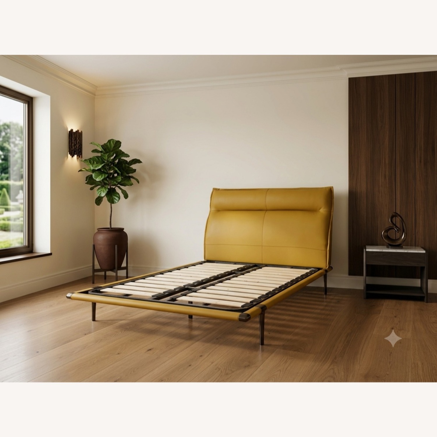 Italian Luxury Leather Bed - image-4