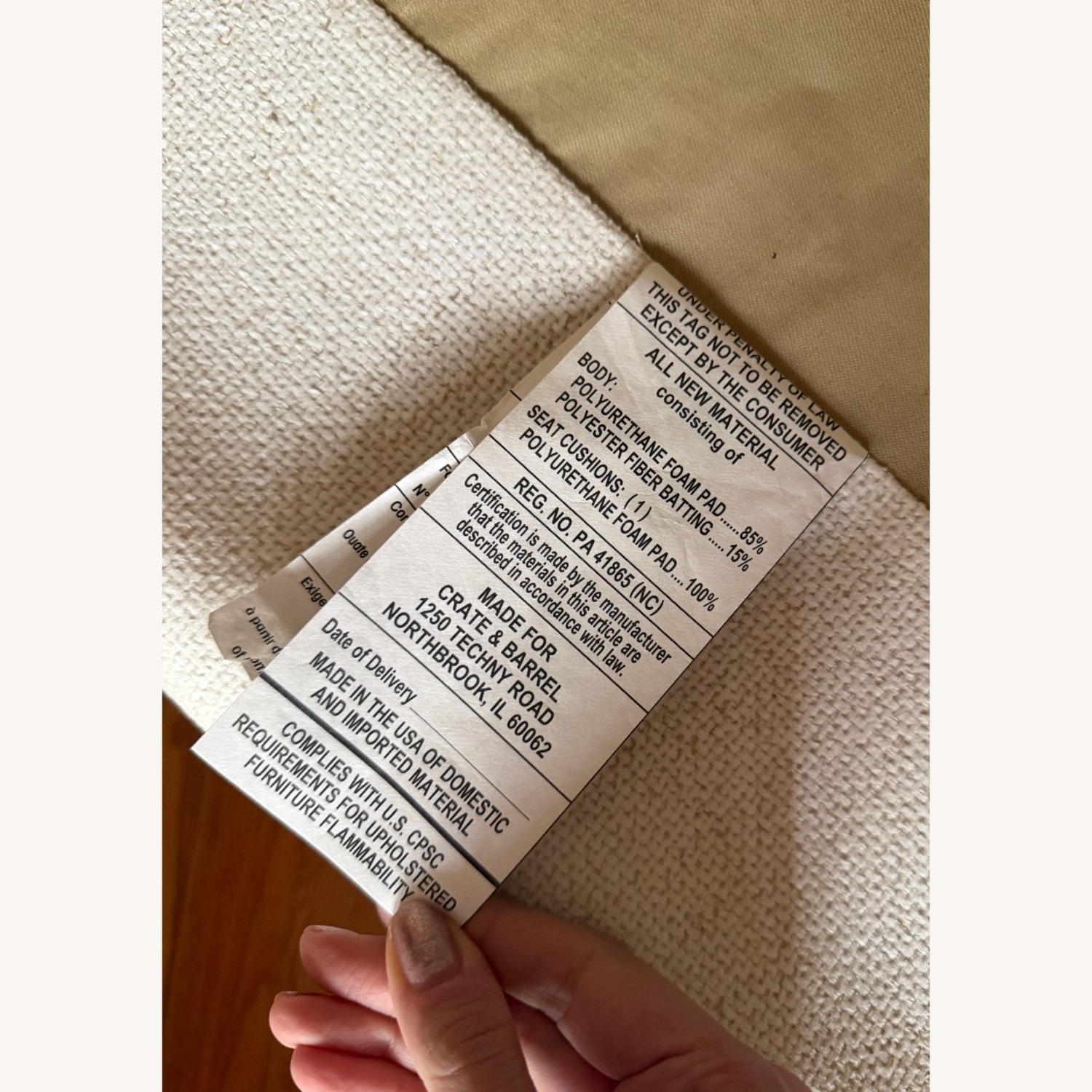 Crate & Barrel Pacific Bench Sofa - image-7