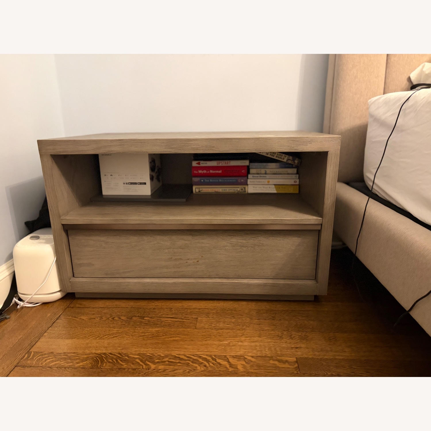 Restoration Hardware Bezier Open Nightstand - image-4