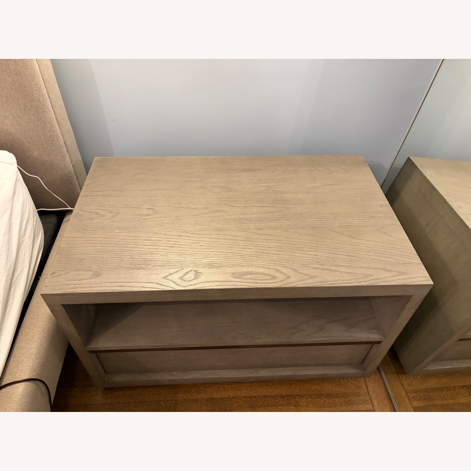 Restoration Hardware Bezier Open Nightstand - image-3