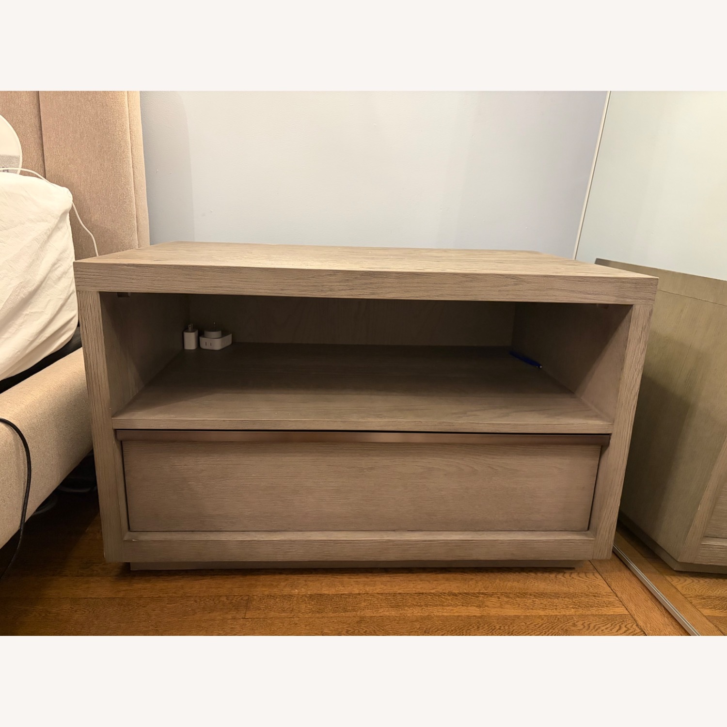 Restoration Hardware Bezier Open Nightstand - image-1