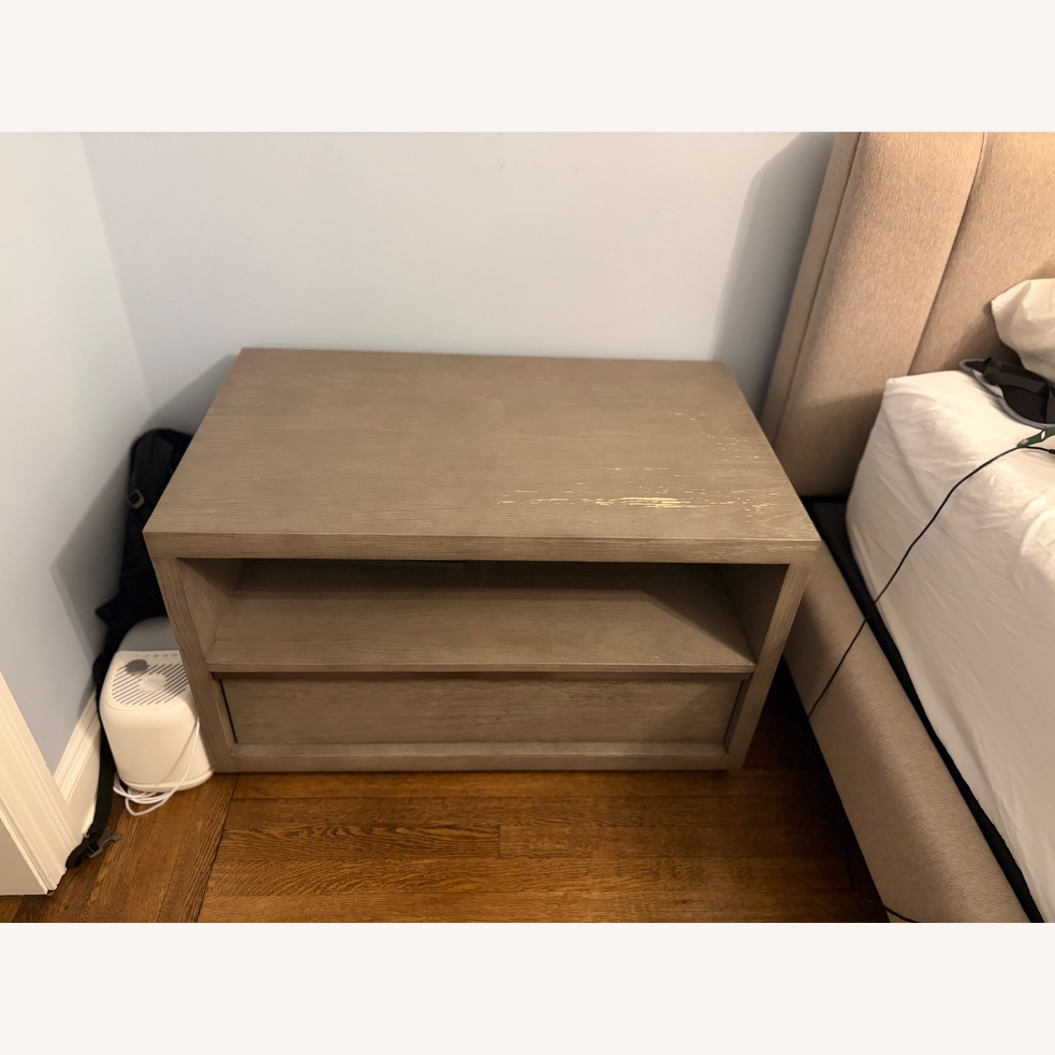 Restoration Hardware Bezier Open Nightstand - image-2