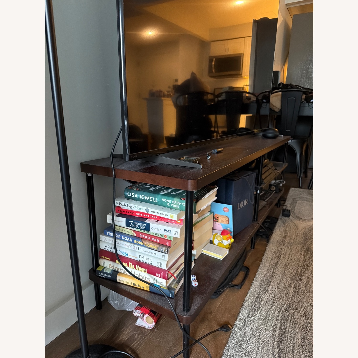 Safavieh Dark Brown Wood Media Stand - image-3
