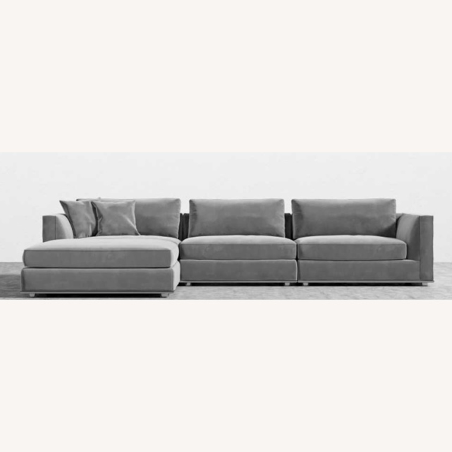 Rove Concepts Light Gray 3+ Piece Sectional - image-4