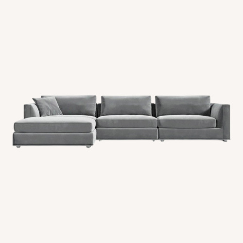 Used Rove Concepts Light Gray 3+ Piece Sectional for sale on AptDeco