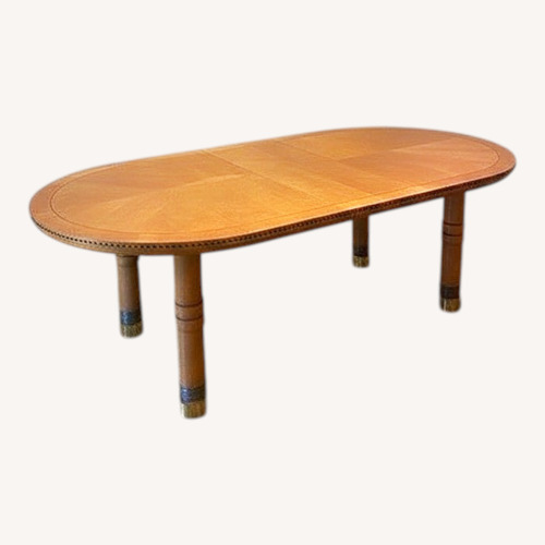 Used Light Brown Wood Dining Table for sale on AptDeco