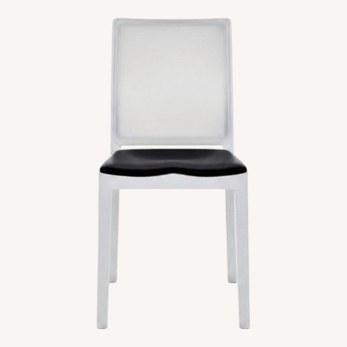 Used Design Within Reach Black Metal Dining Chairs for sale on AptDeco