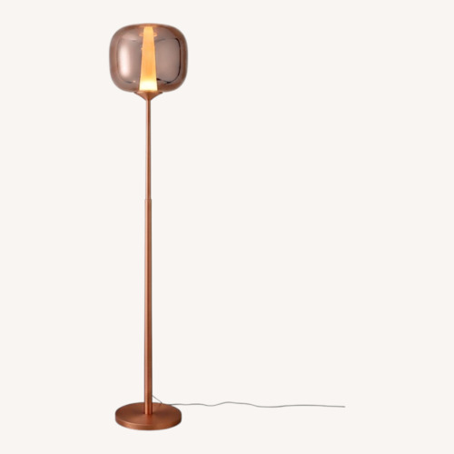 Used Rose Gold Midcentury Lamp for sale on AptDeco