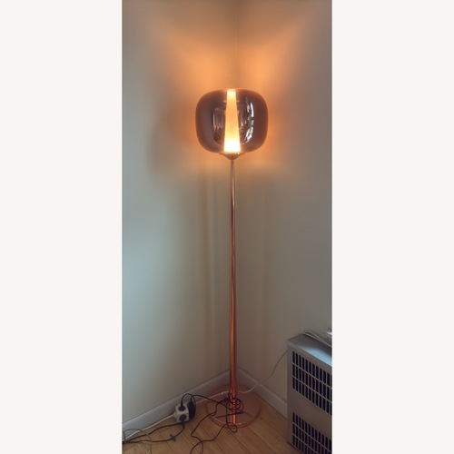 Used Rose Gold Midcentury Lamp for sale on AptDeco