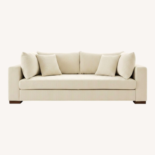 Used Alcantara Upholstered 89.5'' Sofa for sale on AptDeco