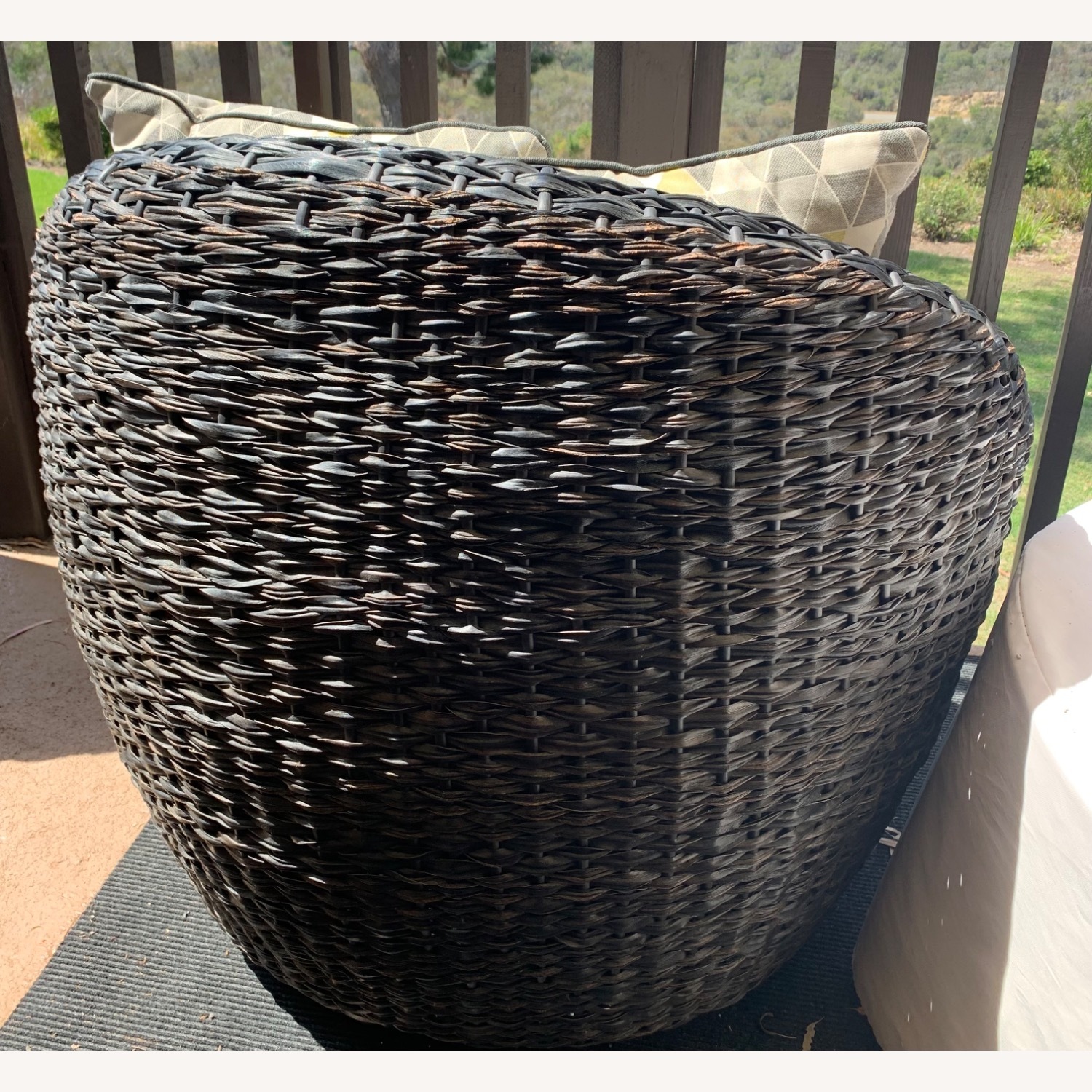 Outdoor Swivel Chair Set + Table - image-6