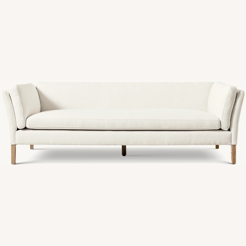 Used Restoration Hardware Sorensen White 2 Seater Sofa for sale on AptDeco