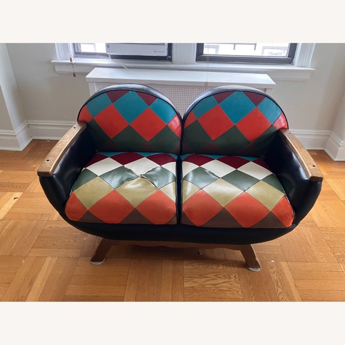 Used Schubert Industries Bourbon Barrel Loveseat for sale on AptDeco