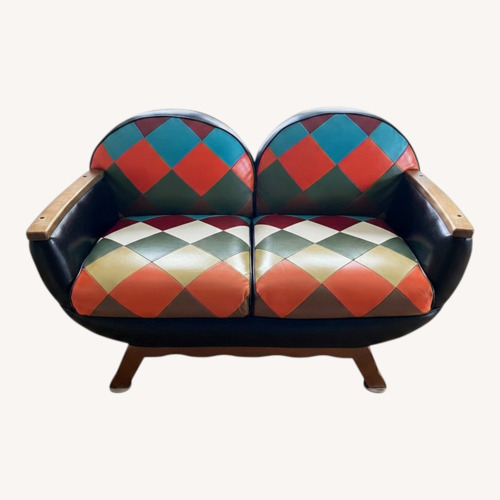 Used Schubert Industries Bourbon Barrel Loveseat for sale on AptDeco
