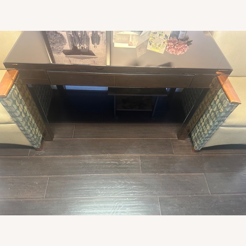 Used Mirrored Rose Gold Desk  for sale on AptDeco