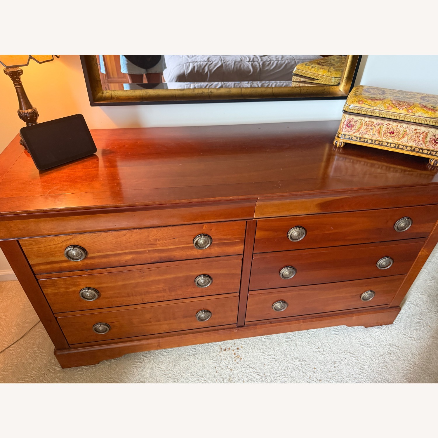 Vintage/Antique Finds Dark Brown Wood Dresser - image-3