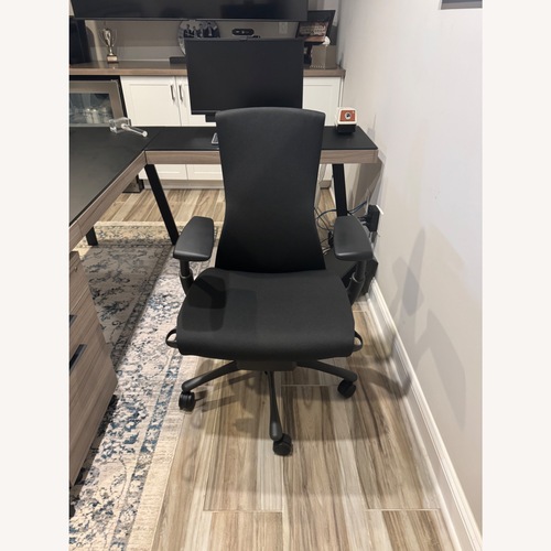 Used Herman Miller Black Fabric Office Chair for sale on AptDeco